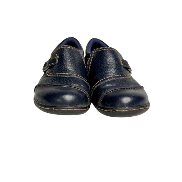 Clark’s blue leather Ashland indigo loafers size 6 - Picture 12 of 12
